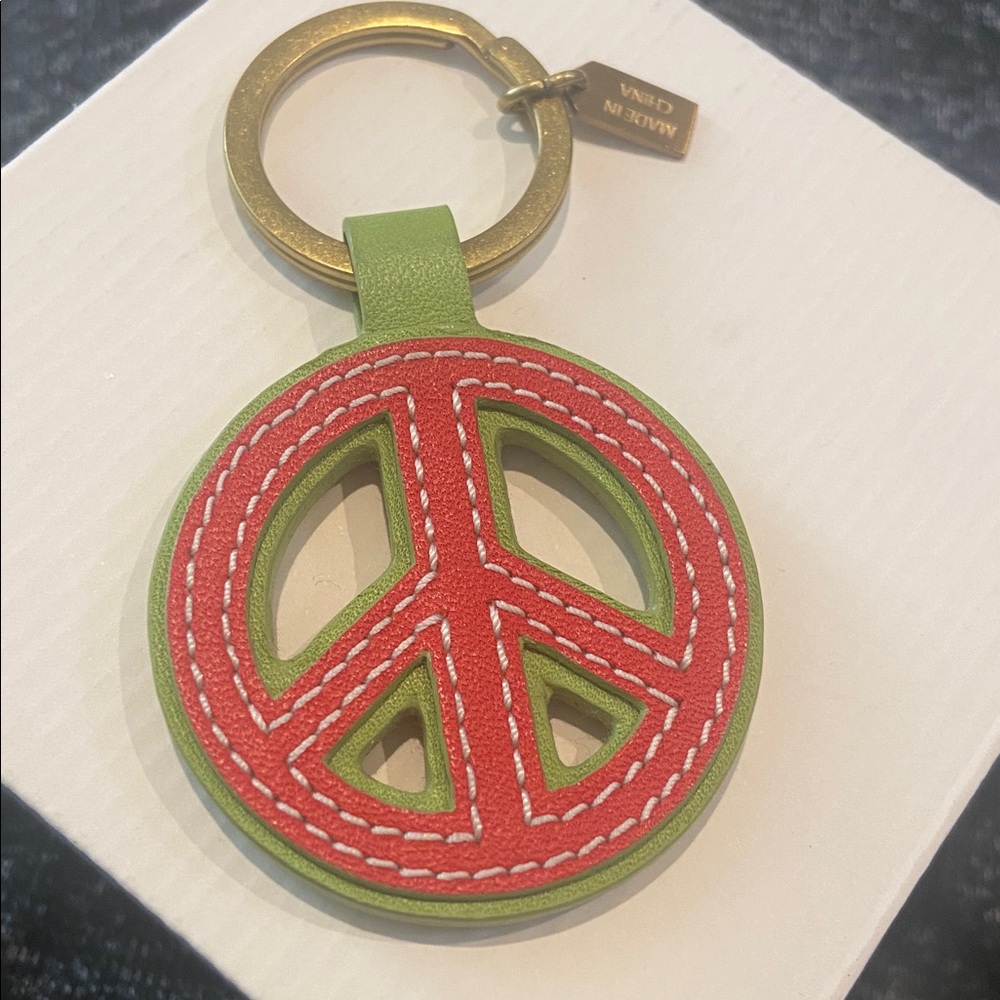 Coach Y2K Vintage Leather Peace Sign - Picture 2 of 5